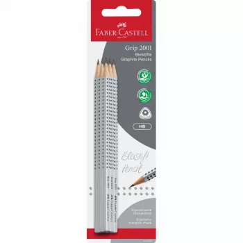 FABER-CASTELL GRIP 2001 grafietpotlood HB (6-pack)