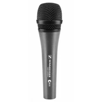 SENNHEISER E 835 dynamische zangmicrofoon, cardioïde, XLR, antraciet, met klem en tas