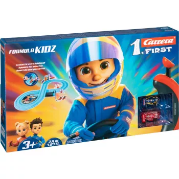 Carrera FIRST Formula Kidz First Cars set (20063061) - 1:50 schaal slotcar-racebaan voor kinderen