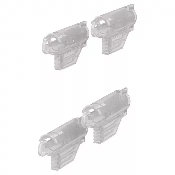 ABB 2CPX031434R9999 hollewandinbouwset voor UK600-behuizing, 3-rijig, 36 module-eenheden, wit (RAL 9010)