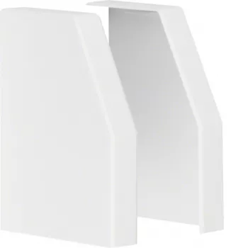 Hager L22359010 paar eindkappen voor RK 150x110 mm kabelgoot, zuiver wit