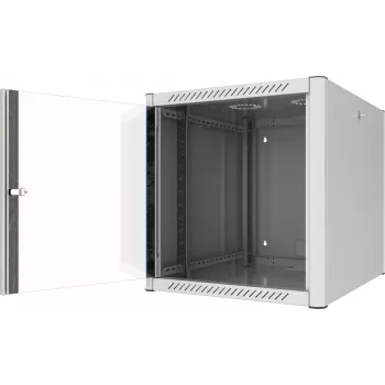EFB Elektronik 19 inch wandbehuizing 12U diepte 800 mm voorgemonteerd RAL7035