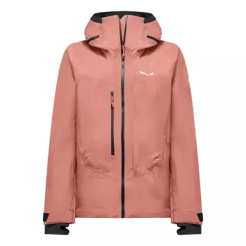 Salewa Sella 3L PTX Jacket Dames - Desert Pink - Maat L