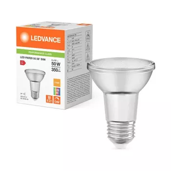 OSRAM PAR20 50W 6.4W 927 E27 dimbare LED-reflectielamp 350 lm 2700K warmwit