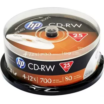 Verbatim DVHP69312PLG CD-RW discs 25-pack spindle (cake box) 700 MB 80 min 12x herschrijfbaar