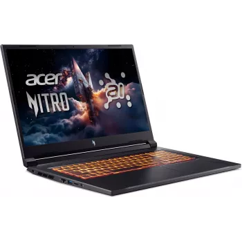 Acer Nitro V 17 AI Gaming-laptop - AMD Ryzen 5 240, 17,3 inch FHD 144Hz, 16GB DDR5, 512GB SSD, GeForce RTX 5050, zonder OS, Obsidian Black