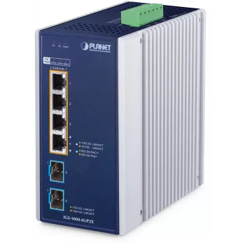 PLANET industriële 4-poorts PoE++ switch IGS-1000-4UP2X