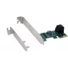 Exsys EX-3519 SATA-controller PCIe x1 voor 2 HDD- en SSD-stations - SATA III 6 Gbit/s