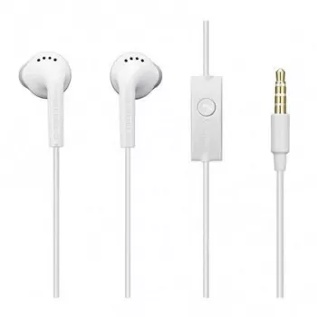 Samsung EHS61ASFWE universele originele stereo 3.5mm headset met kabel 1,2m microfoon wit (OEM)