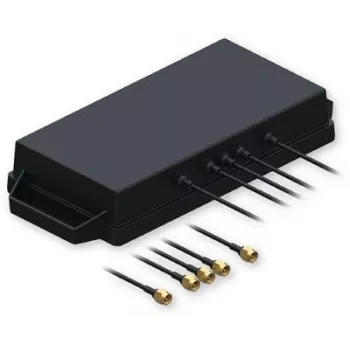 Teltonika 5G/GNSS combiantenne met SMA-aansluitingen - 3m kabel - zwart