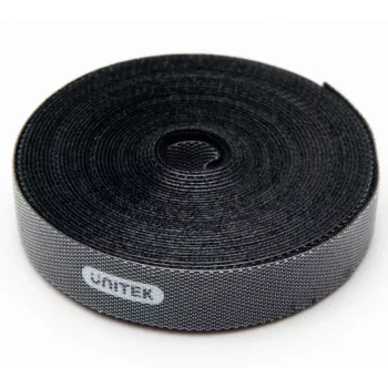 UNITEK OT142BK klittenband-kabelbinder 5m zwart