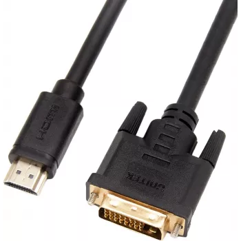 UNITEK bidirectionele HDMI-naar-DVI-D kabel 2m zwart