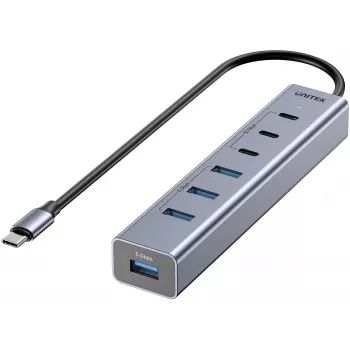 UNITEK Active USB-C-hub 3x USB-C 10Gbps 4x USB-A