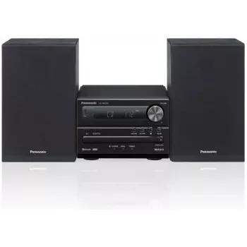 PANASONIC micro hi-fi systeem SC-PM250EE-K - 20W RMS, cd/mp3, Bluetooth, FM-radio, zwart