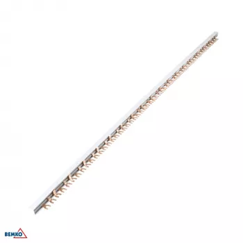 SCHELINGER A19-BBM-3F 3-fase U-type verzamelrail 10mm² 54 modules grijs