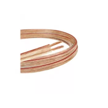Libox luidsprekerkabel 2x2,50 mm² LB0009-50 audiokabel 50 m transparant