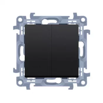KONTAK-SIMON KONTAKT SIMON 10 Module zwart mat serieschakelaar zelfklemmen 10AX 250V