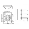 MITON MT-P150V2 polemontage-adapter wit