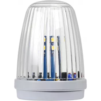 LED-lamp Proxima KOGUT wit met antenne 433,92 MHz (12-24V AC/DC of 230V AC) knippert geel