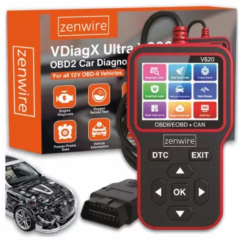 ZENWIRE V620 OBD2 ELM327 CAN-interface diagnosescanner