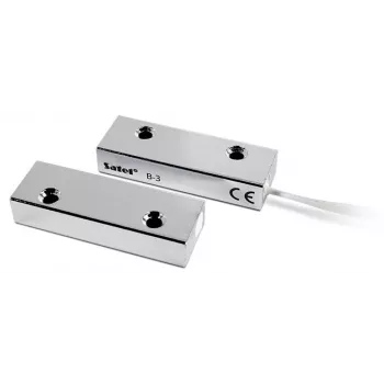 SATEL B-3 opbouw magneetcontact (metaal) - NC, IP67, 1 m kabel