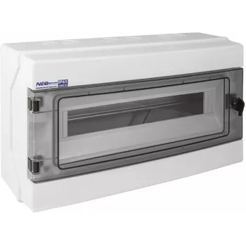 ELEKTRO-PLAST OPATÓWEK Hermetische Modulaire Verdeelkast (500V AC, 1000V DC) 1x18 Opbouw (N+PE) IP65 RH-18