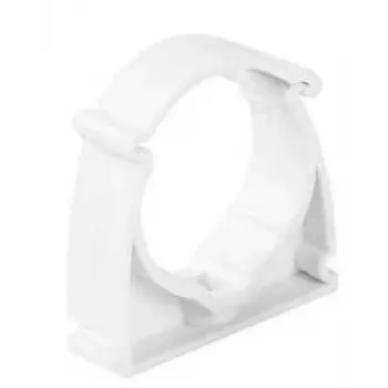 STASIŃSKI UZE-20 sluitclip voor elektro-installatiebuizen, wit (100-pack)
