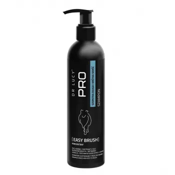 DR LUCY PRO EASY BRUSH 250 ml - shampoo voor makkelijker borstelen voor honden met lang, ruw haar