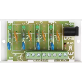 PULSAR AWZ575 zekeringmodule 8-kanaals 1A glaszekering 10-30V DC