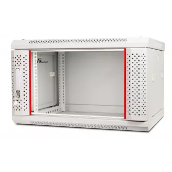 GETFORT 19 inch CALI 6U 600x600 wandmontage-rackbehuizing grijs RAL 7035