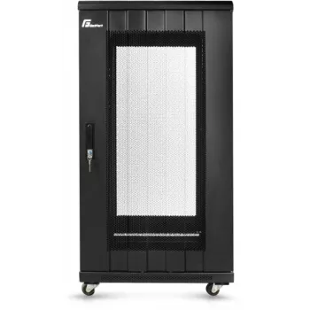 GETFORT 19 inch 22U staande kast 600x800mm geperforeerde deur zwart