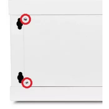GETFORT ECO v2 19 inch 6U 600x450 wandbehuizing rack grijs