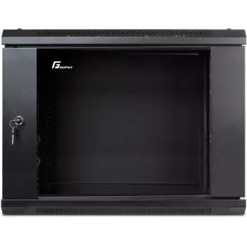 GETFORT ECO v2 19 inch 9U 600x450 wandbehuizing rackkast zwart