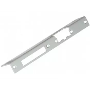 ELEKTRA-PLUS schuine lange rechtse deurschild, bruin, 240x40 mm, staal, geverfd, voor europrofielcilinderslot, opbouw, binnendeur, serie 2423