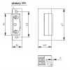 ELEKTRA-PLUS elektrische deuropener R4 met geheugen en mechanische blokkade symmetrisch 24V 7544