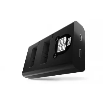 Newell DL-USB-C Dual-Channel oplader en 2 SPJB1B accu's voor GoPro 8
