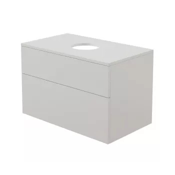 DEANTE CREA wastafelonderkast met wastafelblad 600x450x570 mm wit MDF/keramiek