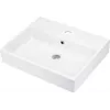 DEANTE Keramische Wastafel, Opzet/Inbouw met Kraanbank - 50x