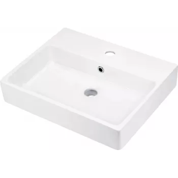DEANTE Keramische Wastafel, Opzet/Inbouw met Kraanbank - 50x