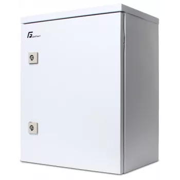 Getfort Hermetic wandmontage-rackkast 10 inch 6U 330x230mm IP54 lichtgrijs