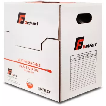 GETFORT Premium Cat.5e U/UTP PVC netwerkkabel 500m Grijs