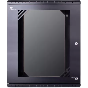 GETFORT ECO v3 19 inch 12U 520x450 wandkast rackkast Zwart