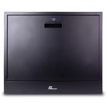 Getfort 2U wandkast voor CCTV 580x540x130mm Zwart