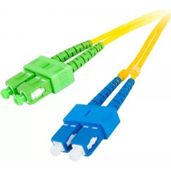 GETFORT glasvezel-patchkabel single-mode SC/UPC naar SC/APC duplex 5m LSZH