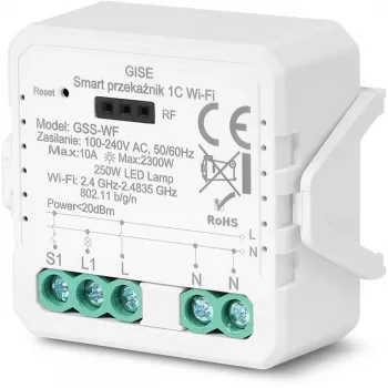 GISE Smart WiFi enkel relaismodule Tuya GSS-WF