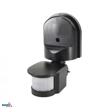 BEMKO PIR-bewegingsmelder 1200W 180° zwart