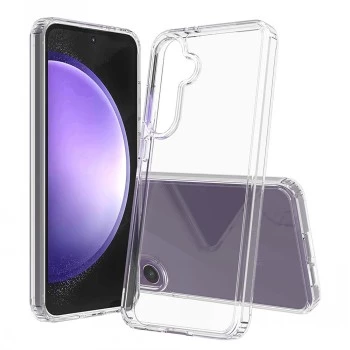SCREENOR Bumper Case voor Samsung Galaxy S24 FE, Transparant