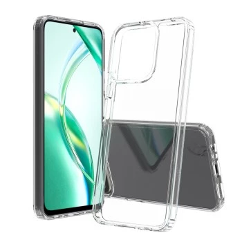 SCREENOR Bumper Case voor Honor 200 Smart, Transparant TPU