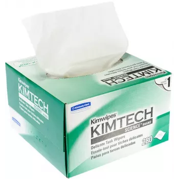 KIMBERLY-CLARK KIMTECH SCIENCE Delicate Task Wipers, 280 doekjes per doos, wit, 1-laags, pluisarm, dispenserdoos