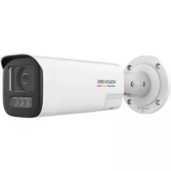 Hikvision DS-2CD1B47G3H-LIUF/SRB(2.8mm) 4MP ColorVu IP-camera met witlicht, ingebouwde microfoon, MicroSD, PoE